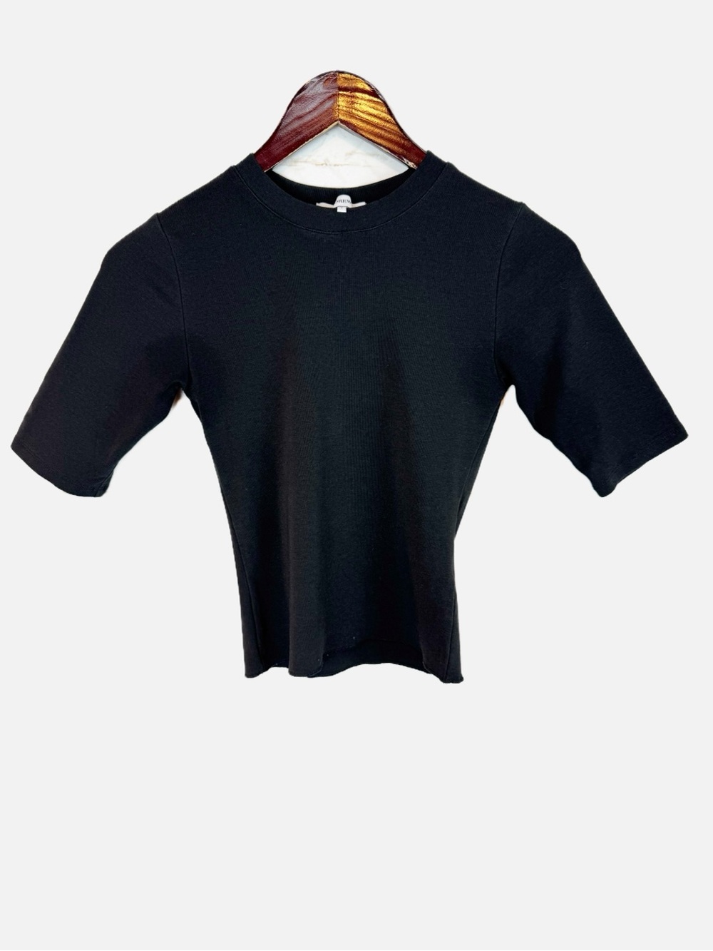 WeWoreWhat | Black Short Sleeve Crewneck Tee